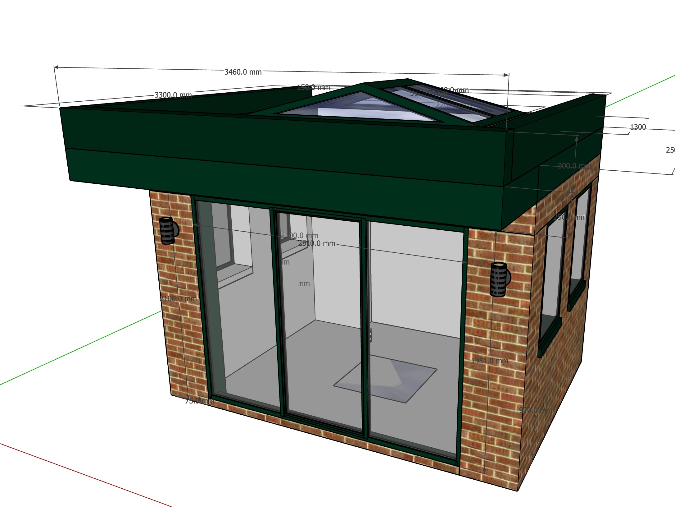 Cottage extension architectural designing 